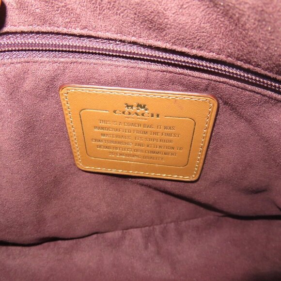 Coach Mini Sierra Black Patent Leather Dome Satchel Crossbody - Picture 8 of 11